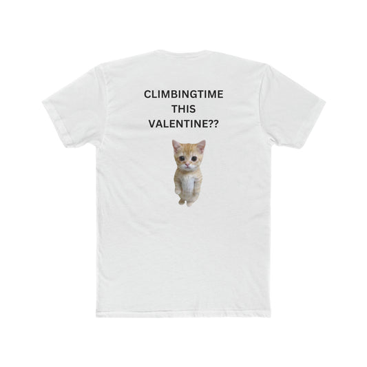 Climbing Time this Valentine ? Backside T-shirt